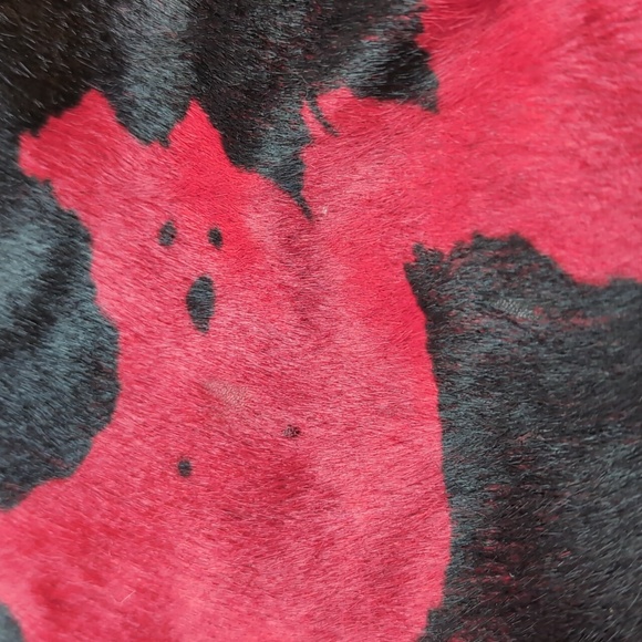 Cow Print Large Bag like new Cavalcanti Genuine Leather italy - Picture 7 of 11